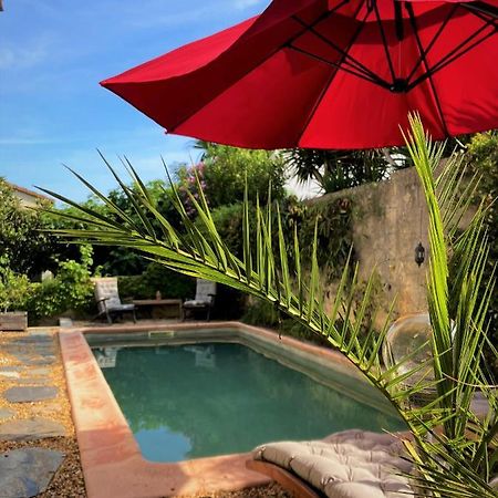 Chambre, Terrasse Et Piscine De L'Impasse Du Pressoir Le Crès Exteriér fotografie