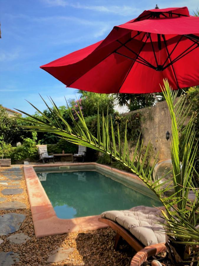 Chambre, Terrasse Et Piscine De L'Impasse Du Pressoir Le Crès Exteriér fotografie
